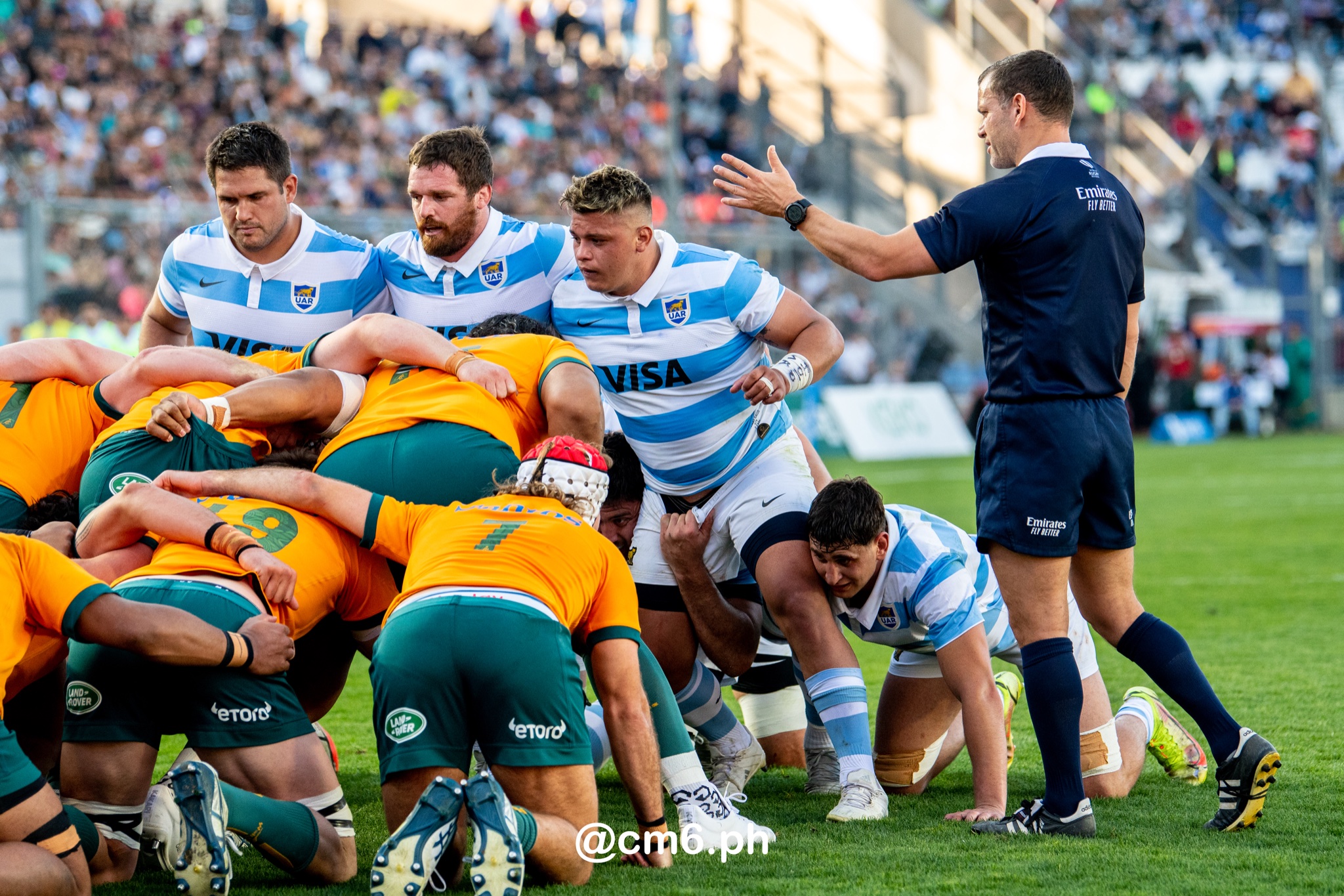  Selección Argentina de Rugby XV - Australia national rugby union team (M) - Rugby - Rugby Championship - Pumas (26) vs (41) Australia - Mendoza - Reel A (#RCH22ARGAUSa07) Photo by: Christian Mas | Siuxy Sports 2022-07-06