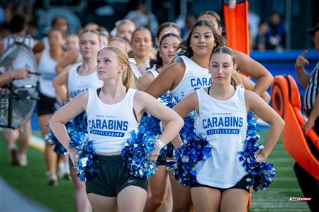 RSEQ 2024 Cherleeding Carabins - Match de Football contre le Vert-et-Or