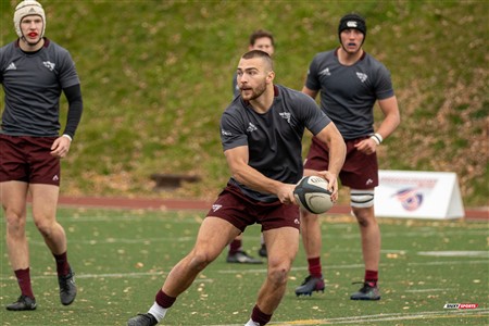 RSEQ 2024 - Finale Rugby Univ Masc - ETS (19) vs (14) Ottawa - 2 Mi-Temps Reel A