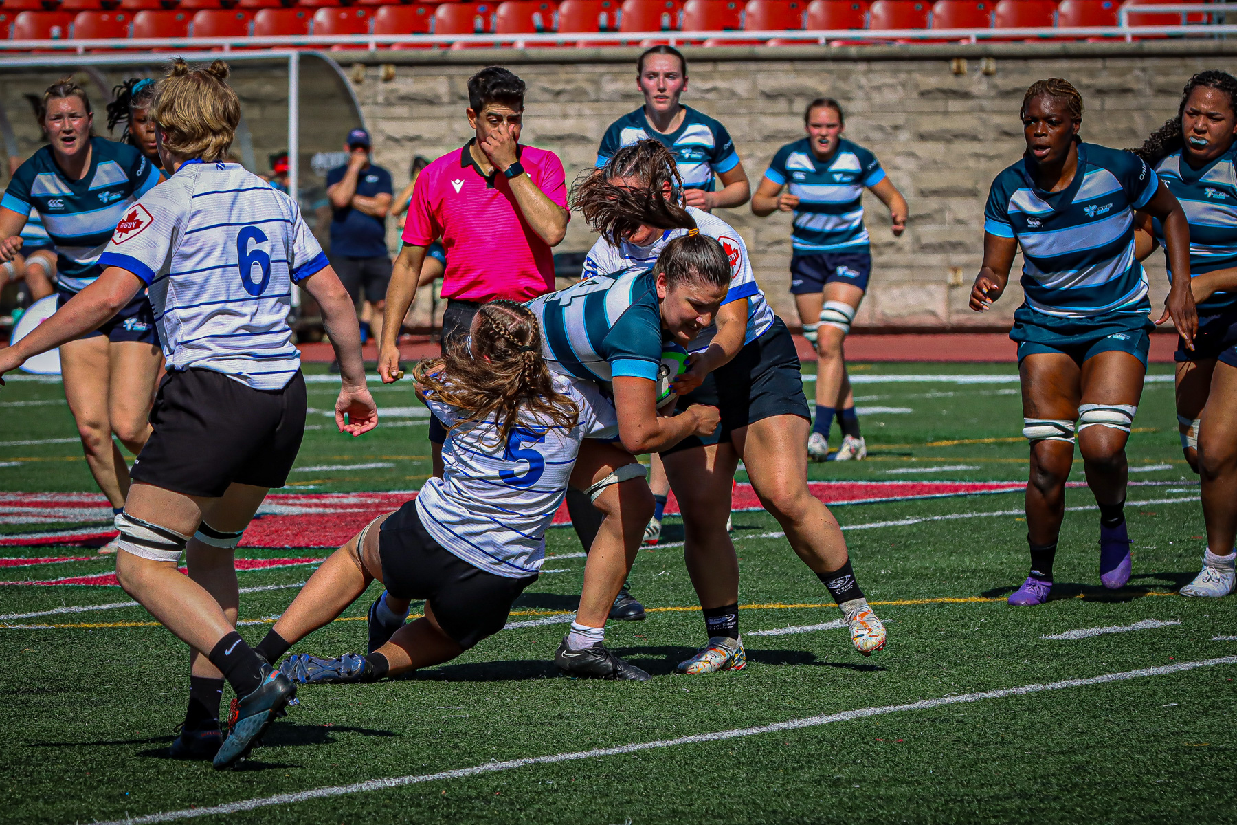 Jamie Lee WALKER -  Équipe féminine - Rugby Québec - Ontario Blues (w) - Rugby - QORC-CROQ 2024 - FINALS - QUÉBEC EST (37) VS (13) ONTARIO EST - 1ST POSITION - Reel Mayarts (#QORC24QCEONE16) Photo by: Photo Mayarts | Siuxy Sports 2024-06-01
