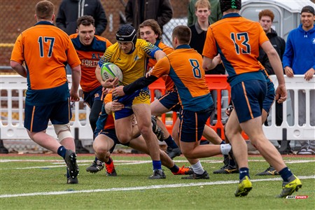 RSEQ 2024 - Final Rugby Masc CEGEP - John Abbott (48) vs (18) André Laurendeau - First Half