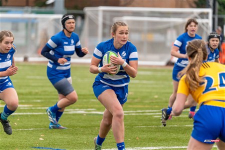 RSEQ 2024 - Final Rugby Fem CEGEP - John Abbott (12) vs (21) Dawson - First Half