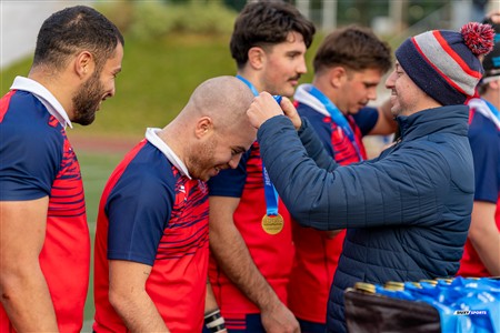 RSEQ 2024 - Finale Rugby Univ Masc - ETS vs Ottawa - Medailles ETS
