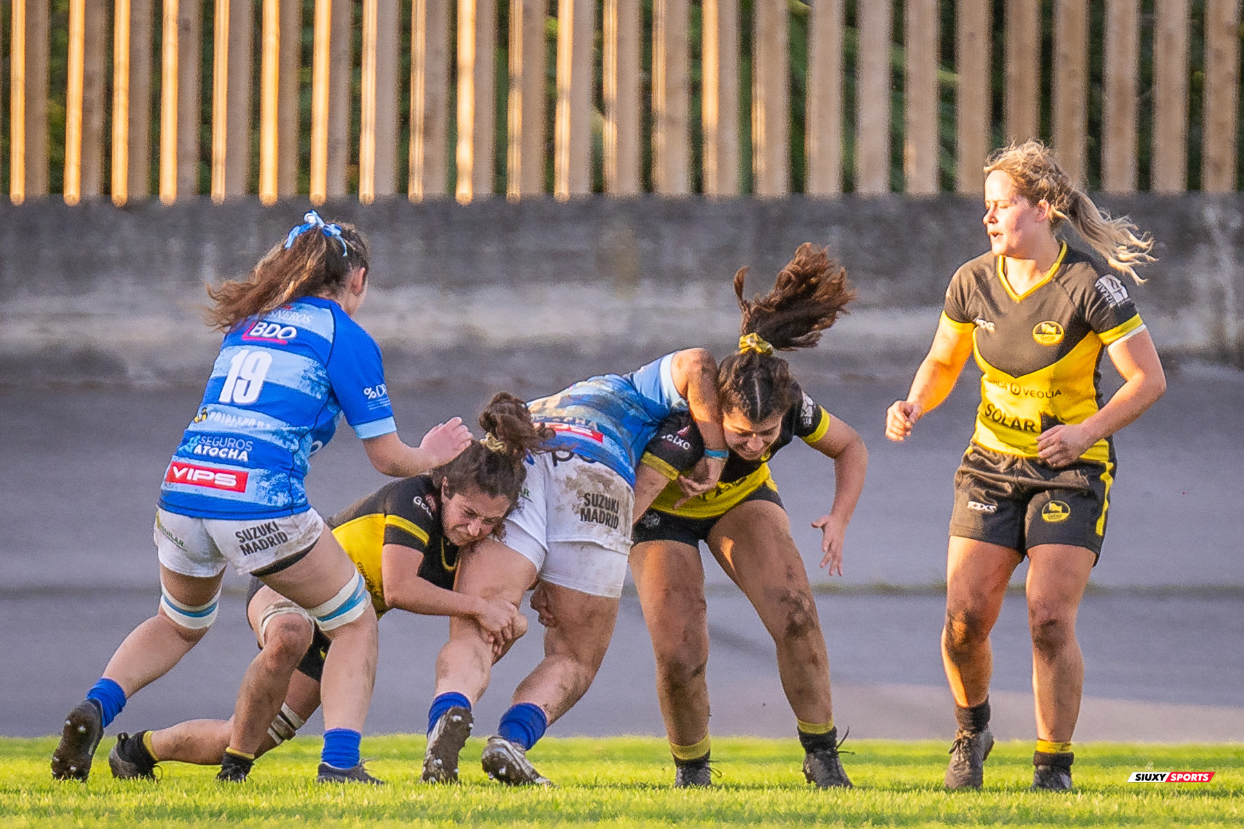  Getxo Artea Rugby Taldea - Club de Rugby Cisneros - Rugby - FER 2024 - DHB F - Getxo Neskak Rt (25) vs (13) Cisneros (#FER24DHBGNCIS02) Photo by: Fredy Monfoto | Siuxy Sports 2024-02-17
