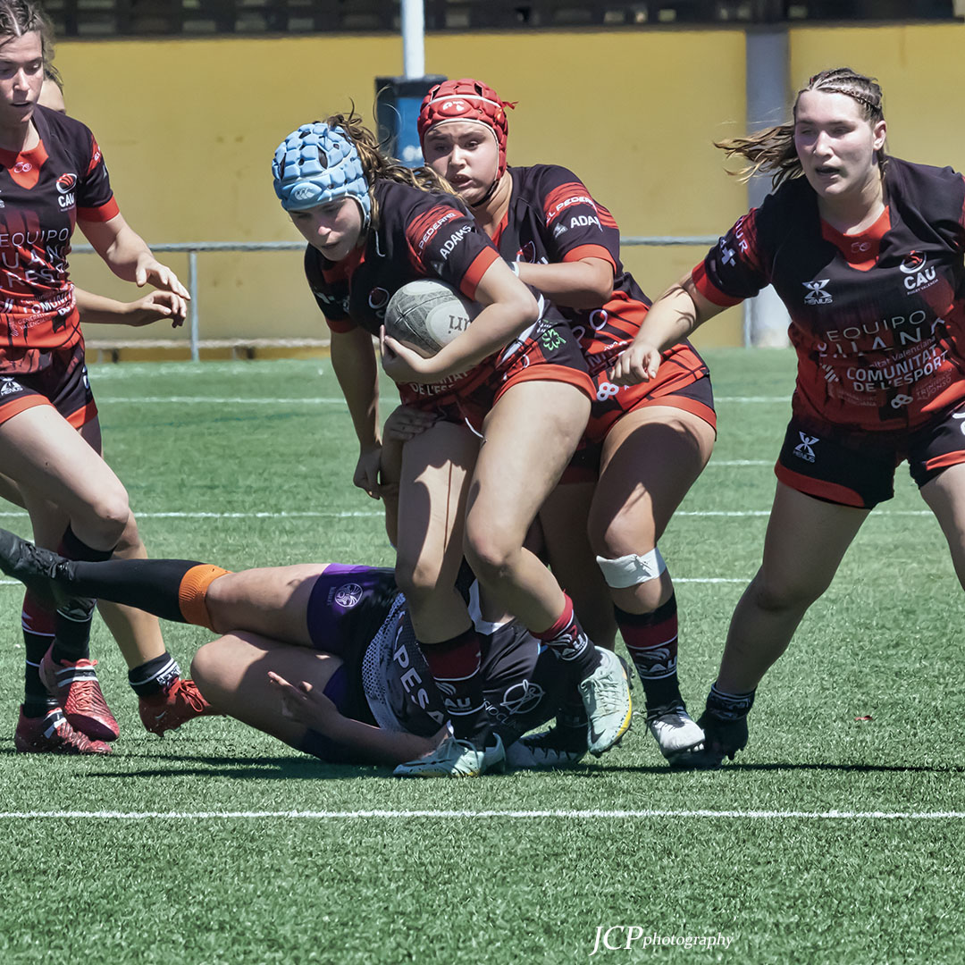  CAU Rugby Valencia - Club de Rugby Les Abelles - Rugby - FER 2024 - Semi Final Territorial Femenina - CAU Valencia (37) vs (12) Abelles RC (#FER24SMTCAUABE04) Photo by: Juan Carlos Peña Susama | Siuxy Sports 2024-04-13