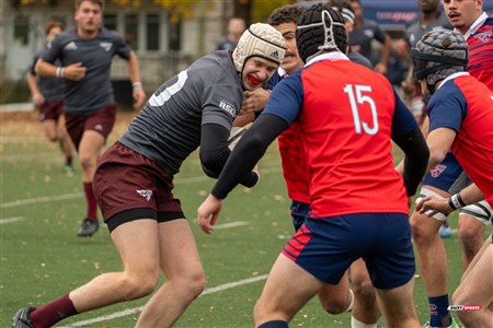 RSEQ 2024 - Finale Rugby Univ Masc - ETS (19) vs (14) Ottawa - 1 Mi-Temps Reel B