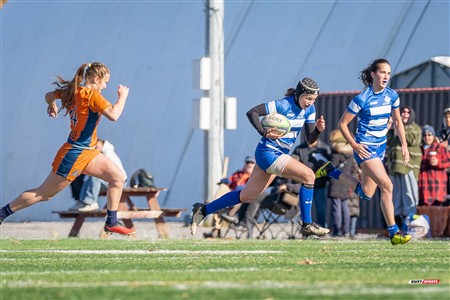 RSEQ 2024 - Démi Finale Rugby Fem Cegep - André Laurendeau (31) vs (43) Dawson