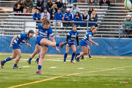 RSEQ 2024 - Final Rugby Fem CEGEP - John Abbott (12) vs (21) Dawson - First Half
