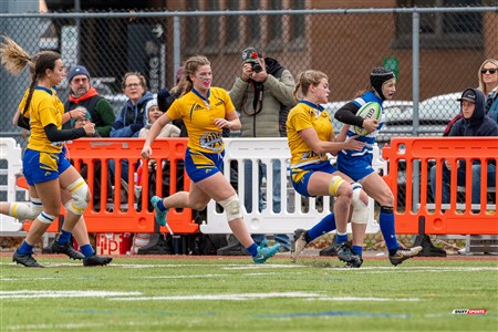 RSEQ 2024 - Final Rugby Fem CEGEP - John Abbott (12) vs (21) Dawson - First Half