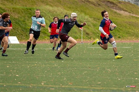 RSEQ 2024 - Finale Rugby Univ Masc - ETS (19) vs (14) Ottawa - 2 Mi-Temps Reel A