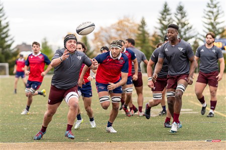 RSEQ 2024 - Finale Rugby Univ Masc - ETS (19) vs (14) Ottawa - 2 Mi-Temps Reel A