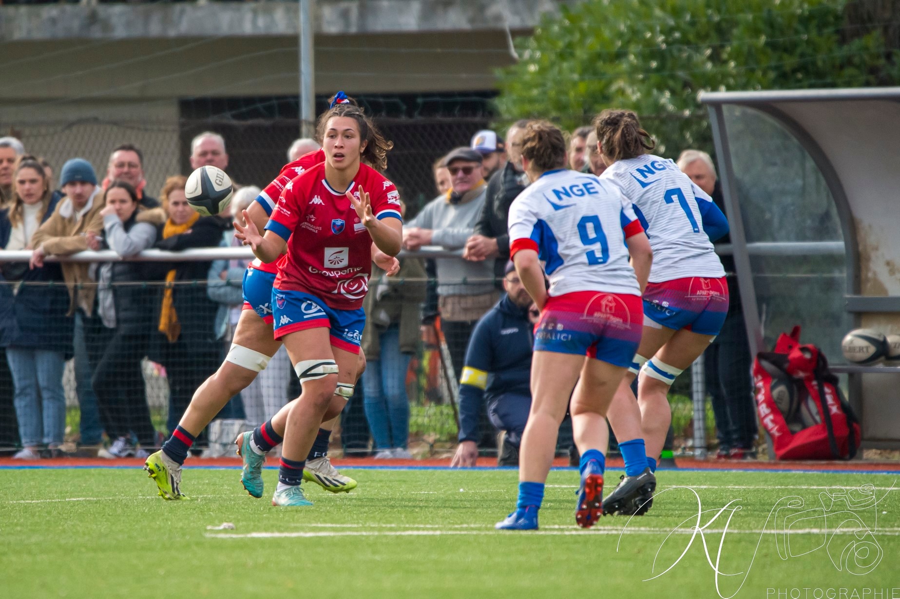 Manaé FELEU -  FC Grenoble Rugby - Blagnac - Rugby - 2024 Élite 1 Féminine - FC Grenoble Amazones (18)  vs (13) Blagnac (#E1G24FCGBLA02) Photo by: Karine Valentin | Siuxy Sports 2024-02-18