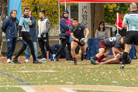 RSEQ 2024 - Finale Rugby Univ Masc - ETS (19) vs (14) Ottawa - 1 Mi-Temps Reel A