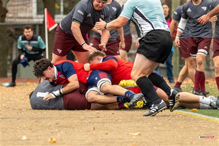 RSEQ 2024 - Finale Rugby Univ Masc - ETS (19) vs (14) Ottawa - 1 Mi-Temps Reel B