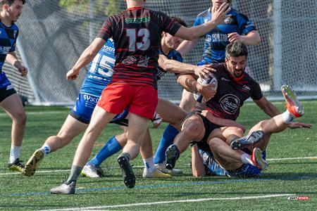 RQ 2024 - Super Ligue M - Parc Olympique (29) vs (15) Club de Rugby de Québec - 1ère mi-temps