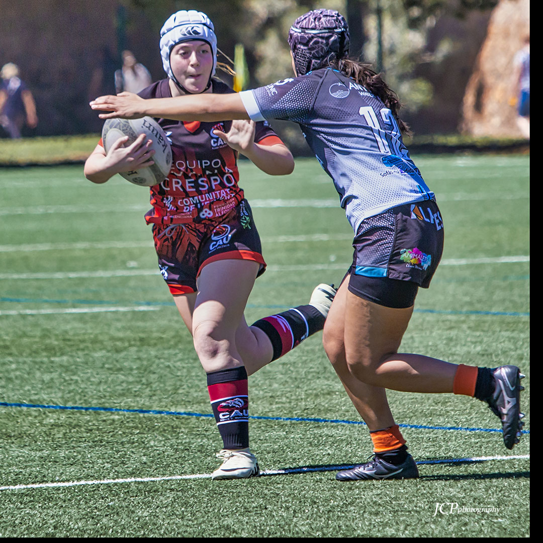  CAU Rugby Valencia - Club de Rugby Les Abelles - Rugby - FER 2024 - Semi Final Territorial Femenina - CAU Valencia (37) vs (12) Abelles RC (#FER24SMTCAUABE04) Photo by: Juan Carlos Peña Susama | Siuxy Sports 2024-04-13