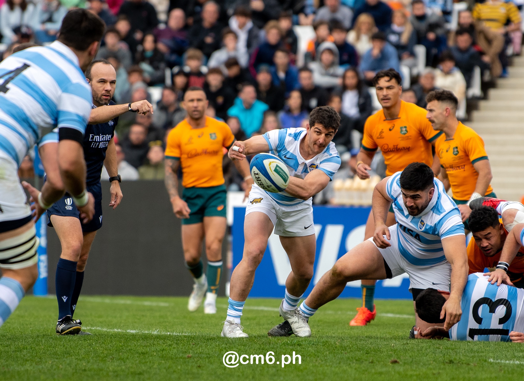  Selección Argentina de Rugby XV - Australia national rugby union team (M) - Rugby - Rugby Championship - Pumas (26) vs (41) Australia - Mendoza - Reel B (#RCH22ARGAUSb07) Photo by: Christian Mas | Siuxy Sports 2022-07-06
