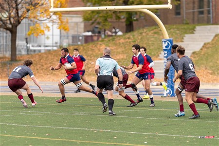 RSEQ 2024 - Finale Rugby Univ Masc - ETS (19) vs (14) Ottawa - 1 Mi-Temps Reel B