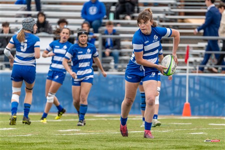 RSEQ 2024 - Final Rugby Fem CEGEP - John Abbott (12) vs (21) Dawson - First Half