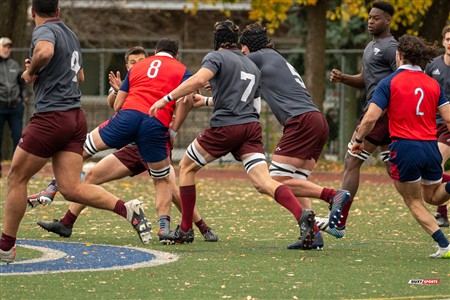 RSEQ 2024 - Finale Rugby Univ Masc - ETS (19) vs (14) Ottawa - 1 Mi-Temps Reel B