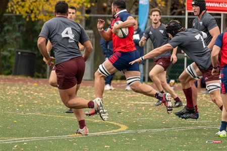 RSEQ 2024 - Finale Rugby Univ Masc - ETS (19) vs (14) Ottawa - 1 Mi-Temps Reel B