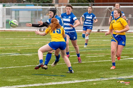 RSEQ 2024 - Final Rugby Fem CEGEP - John Abbott (12) vs (21) Dawson - First Half