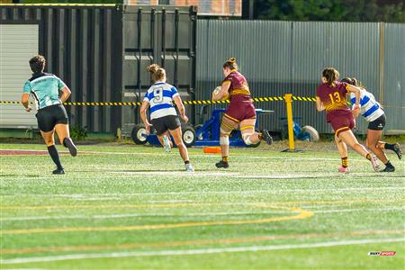 RSEQ 2024 - Rugby Univ. Fém - Concordia U. (22) vs (15) Université de Montréal