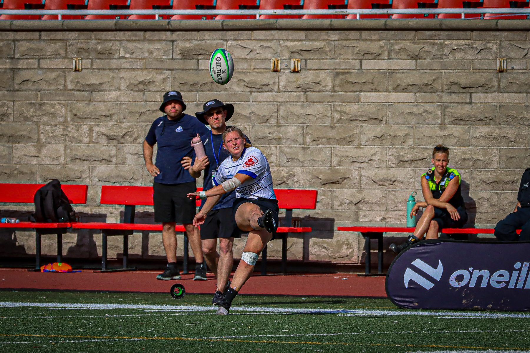 Audrey CHAMPAGNE -  Équipe féminine - Rugby Québec - Ontario Blues (w) - Rugby - QORC-CROQ 2024 - FINALS - QUÉBEC EST (37) VS (13) ONTARIO EST - 1ST POSITION - Reel Mayarts (#QORC24QCEONE16) Photo by: Photo Mayarts | Siuxy Sports 2024-06-01