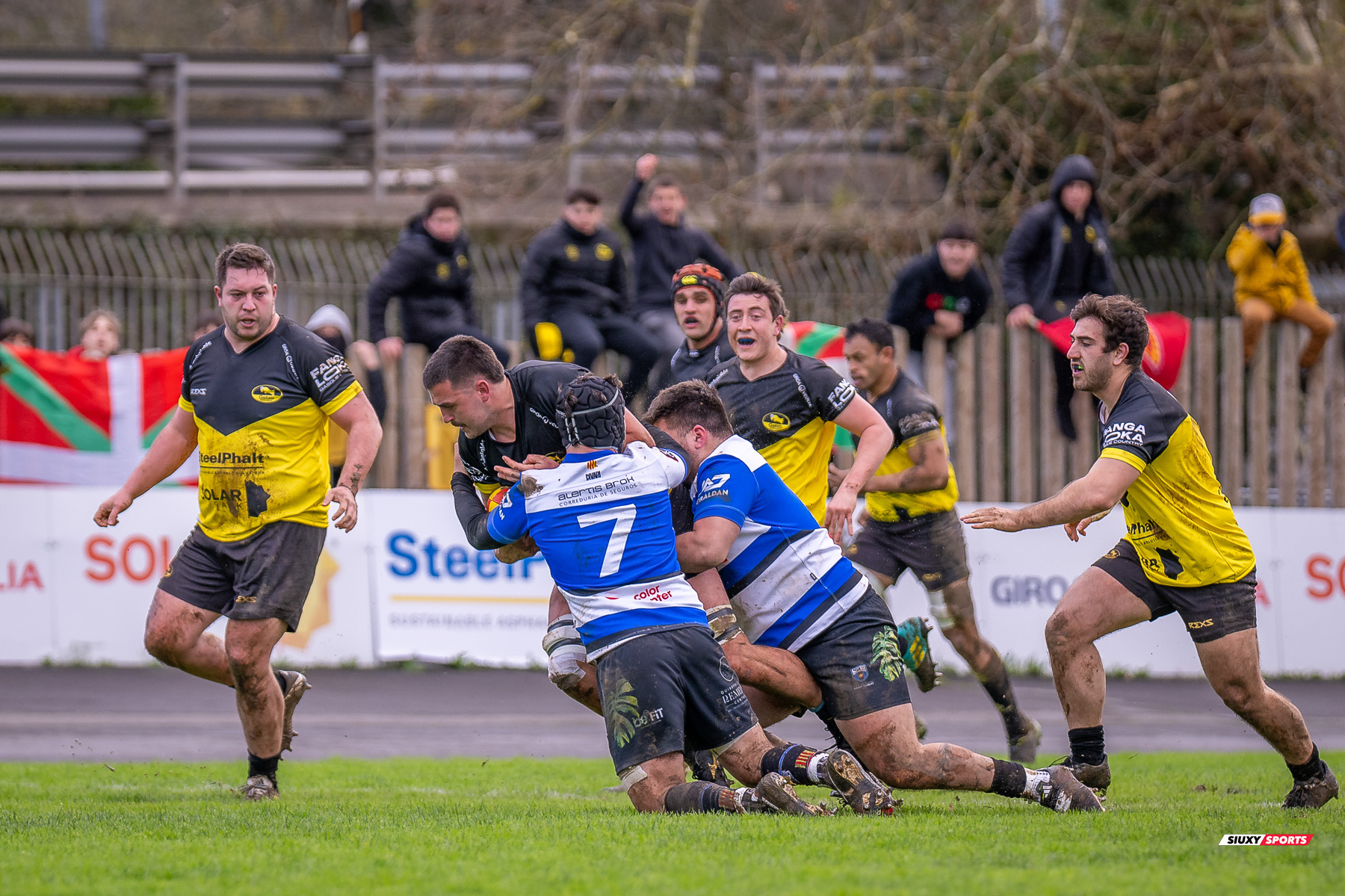  Getxo Artea Rugby Taldea - Club de Rugby Sant Cugat - Rugby - Élite Div Honor B masculina - Getxo (17) vs (5) Sant Cugat (#E24DBMGETSC03) Photo by: Fredy Monfoto | Siuxy Sports 2024-03-03
