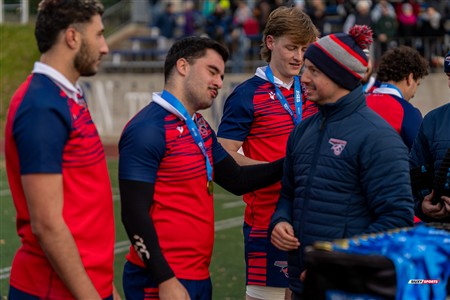 RSEQ 2024 - Finale Rugby Univ Masc - ETS vs Ottawa - Medailles ETS