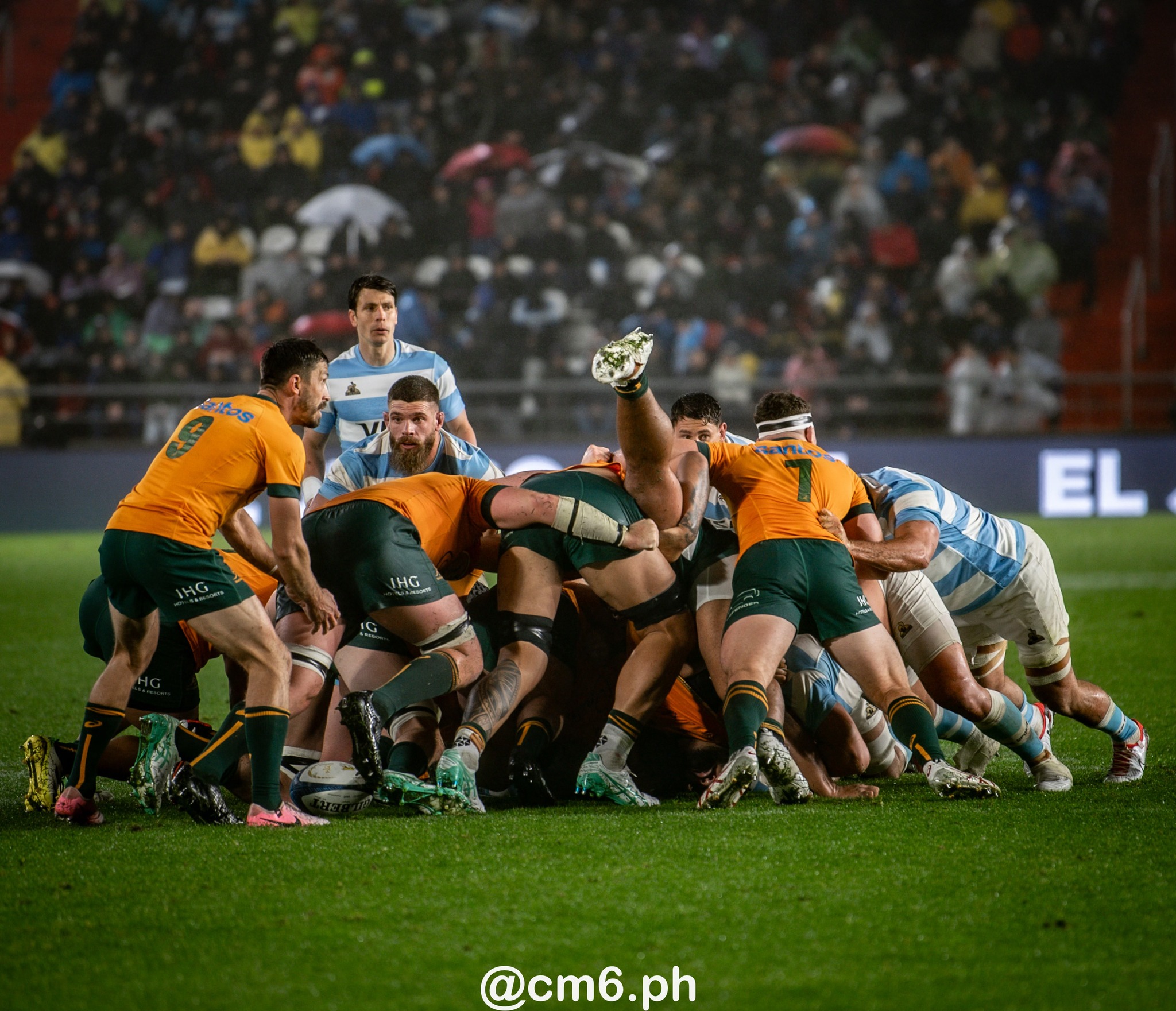  Selección Argentina de Rugby XV - Australia national rugby union team (M) - Rugby - Rugby Championship 2024 - Argentina Pumas (19) vs (20) Australia Wallabies (#CHAMP24R3ARGAUS) Photo by: Christian Mas | Siuxy Sports 2024-08-31