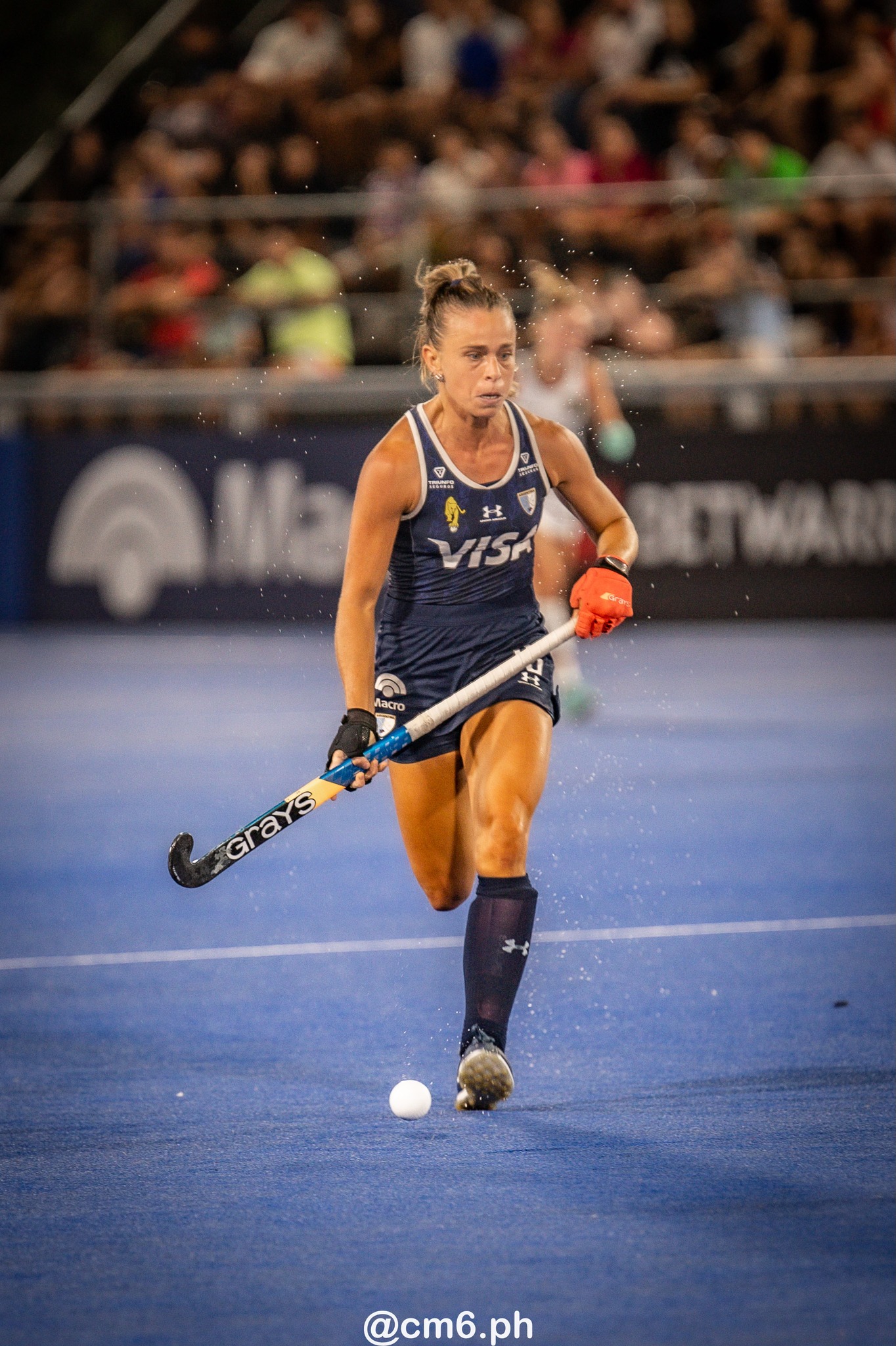 Victoria SAUZE VALDEZ -  Selección femenina de hockey sobre césped de Argentina - Germany women's national field hockey team - Field hockey - FIH Pro League Fem 2023-2024 - Argentina (3) vs (1) Germany (#FIHPF24ARGGER02) Photo by: Christian Mas | Siuxy Sports 2024-02-16