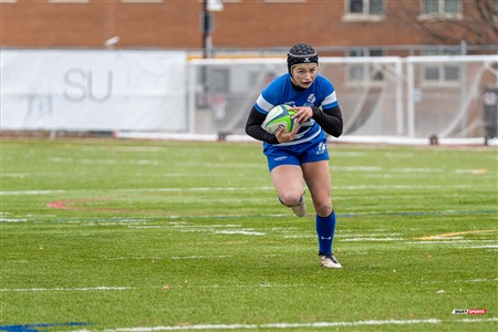 RSEQ 2024 - Final Rugby Fem CEGEP - John Abbott (12) vs (21) Dawson - First Half