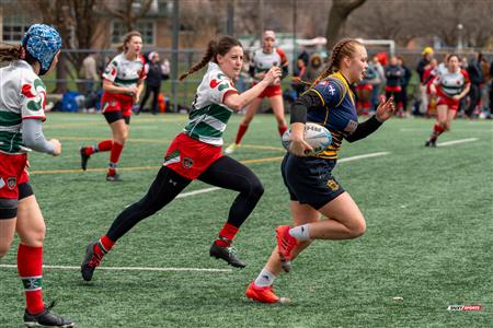 RQ 2024 - Match Pré-Saison - Rugby Club Montréal (10) vs (41) Town of Mount Royal - F