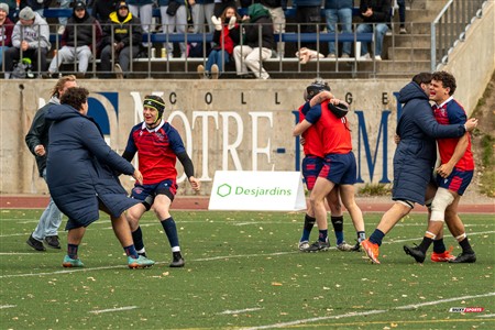 RSEQ 2024 - Finale Rugby Univ Masc - ETS vs Ottawa - Célébrations