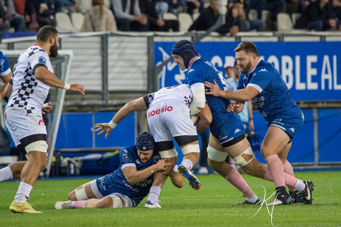  FC Grenoble Rugby - Valence Romans DR - Rugby - PRO D2 2024 - FC Grenoble (44) vs (22) Valence Romans DR (#PROD224FCGVRDR10) Photo by: Karine Valentin | Siuxy Sports 2024-10-11