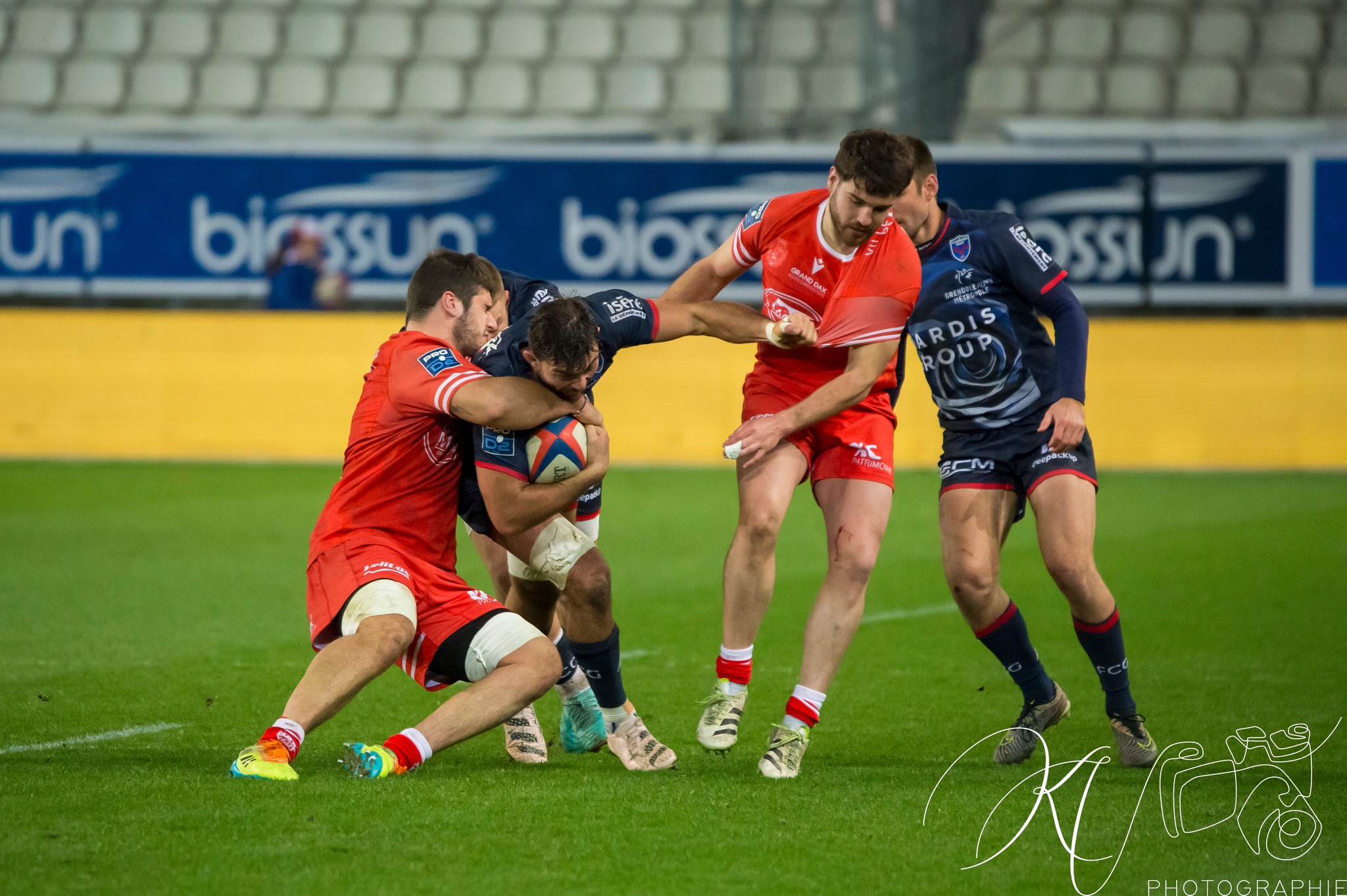  FC Grenoble Rugby - US Dax - Rugby - Pro D2 - FC Grenoble (24) vs (27) US Dax (#PD224FCGDAX01) Photo by: Karine Valentin | Siuxy Sports 2024-01-19