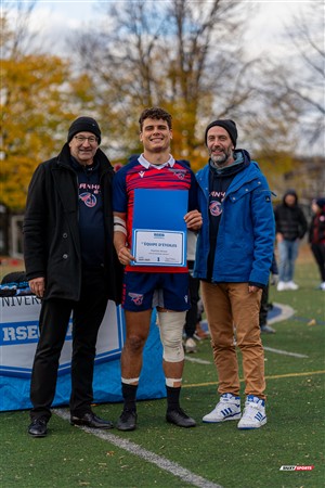RSEQ 2024 - Finale Rugby Univ Masc - ETS vs Ottawa - Medailles ETS