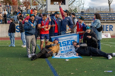 RSEQ 2024 - Finale Rugby Univ Masc - ETS vs Ottawa - Célébrations