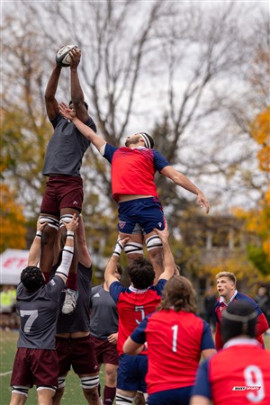 RSEQ 2024 - Finale Rugby Univ Masc - ETS (19) vs (14) Ottawa - 1 Mi-Temps Reel A