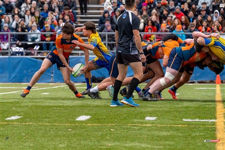 RSEQ 2024 - Final Rugby Masc CEGEP - John Abbott (48) vs (18) André Laurendeau - First Half