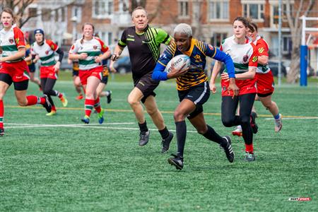 RQ 2024 - Match Pré-Saison - Rugby Club Montréal (10) vs (41) Town of Mount Royal - F