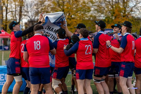 RSEQ 2024 - Finale Rugby Univ Masc - ETS vs Ottawa - Célébrations