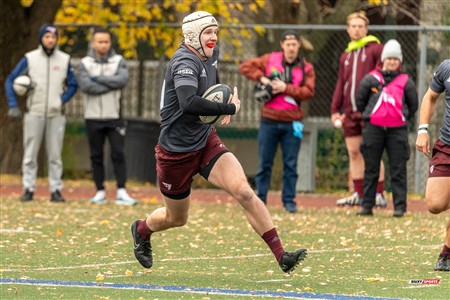 RSEQ 2024 - Finale Rugby Univ Masc - ETS (19) vs (14) Ottawa - 1 Mi-Temps Reel A