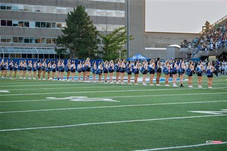 RSEQ 2024 Cherleeding Carabins - Match de Football contre le Vert-et-Or