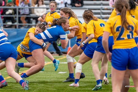 RSEQ 2024 - Final Rugby Fem CEGEP - John Abbott (12) vs (21) Dawson - First Half