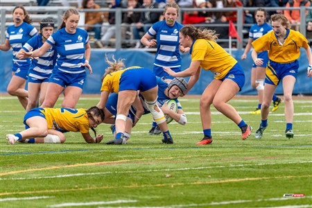 RSEQ 2024 - Final Rugby Fem CEGEP - John Abbott (12) vs (21) Dawson - First Half