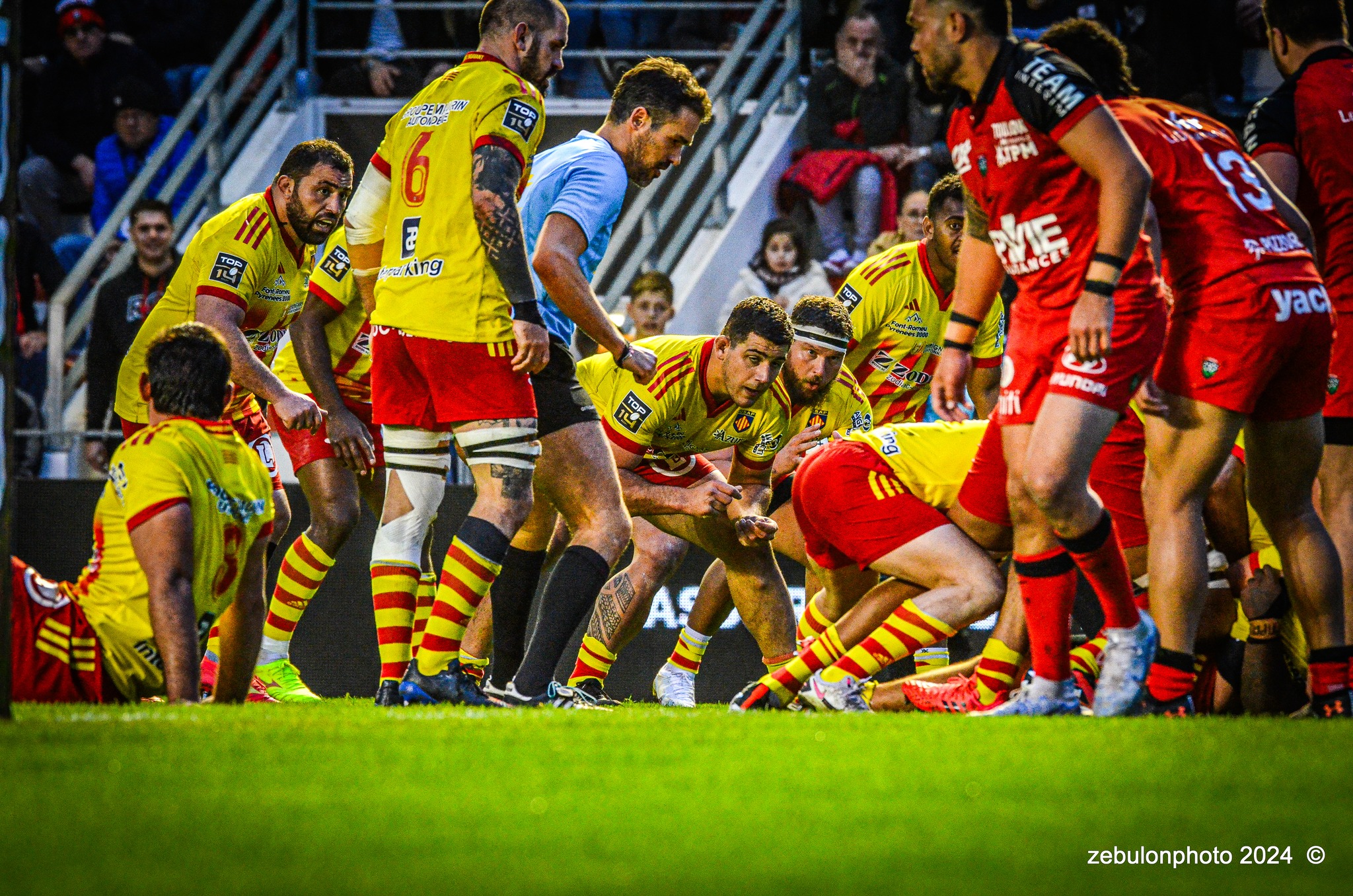  RC Toulonnais - US Arlequins Perpignanais - Rugby - TOP 14 - Toulon (44) vs (22) Perpignan (#TOP1424RCTUSAP03) Photo by: Photo Zebulon | Siuxy Sports 2024-03-02