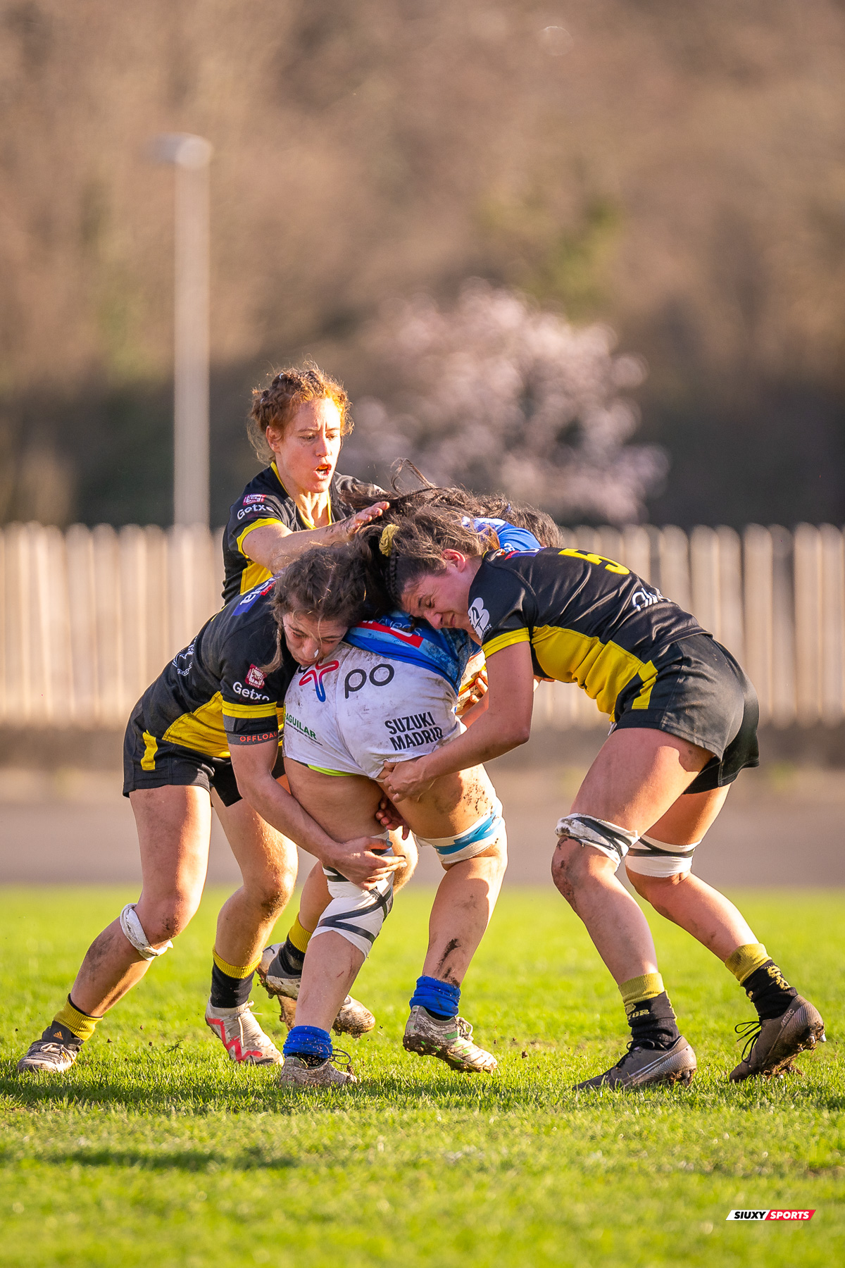  Getxo Artea Rugby Taldea - Club de Rugby Cisneros - Rugby - FER 2024 - DHB F - Getxo Neskak Rt (25) vs (13) Cisneros (#FER24DHBGNCIS02) Photo by: Fredy Monfoto | Siuxy Sports 2024-02-17