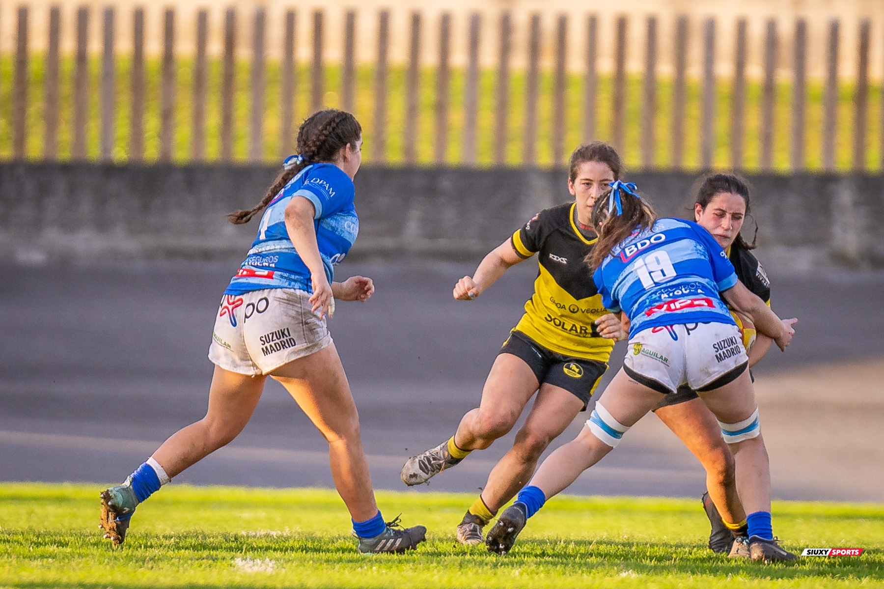  Getxo Artea Rugby Taldea - Club de Rugby Cisneros - Rugby - FER 2024 - DHB F - Getxo Neskak Rt (25) vs (13) Cisneros (#FER24DHBGNCIS02) Photo by: Fredy Monfoto | Siuxy Sports 2024-02-17